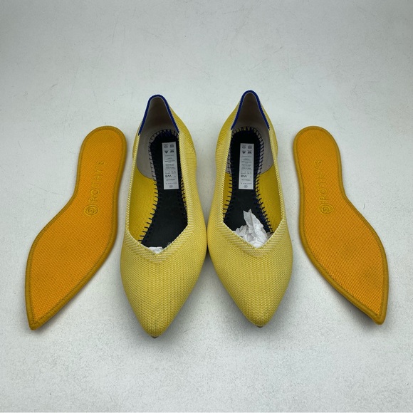 Rothy’s The Point Flat Yellow - Picture 7 of 8